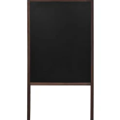 vidaXL Krijtbord dubbelzijdig vrijstaand 60x80 cm cederhout