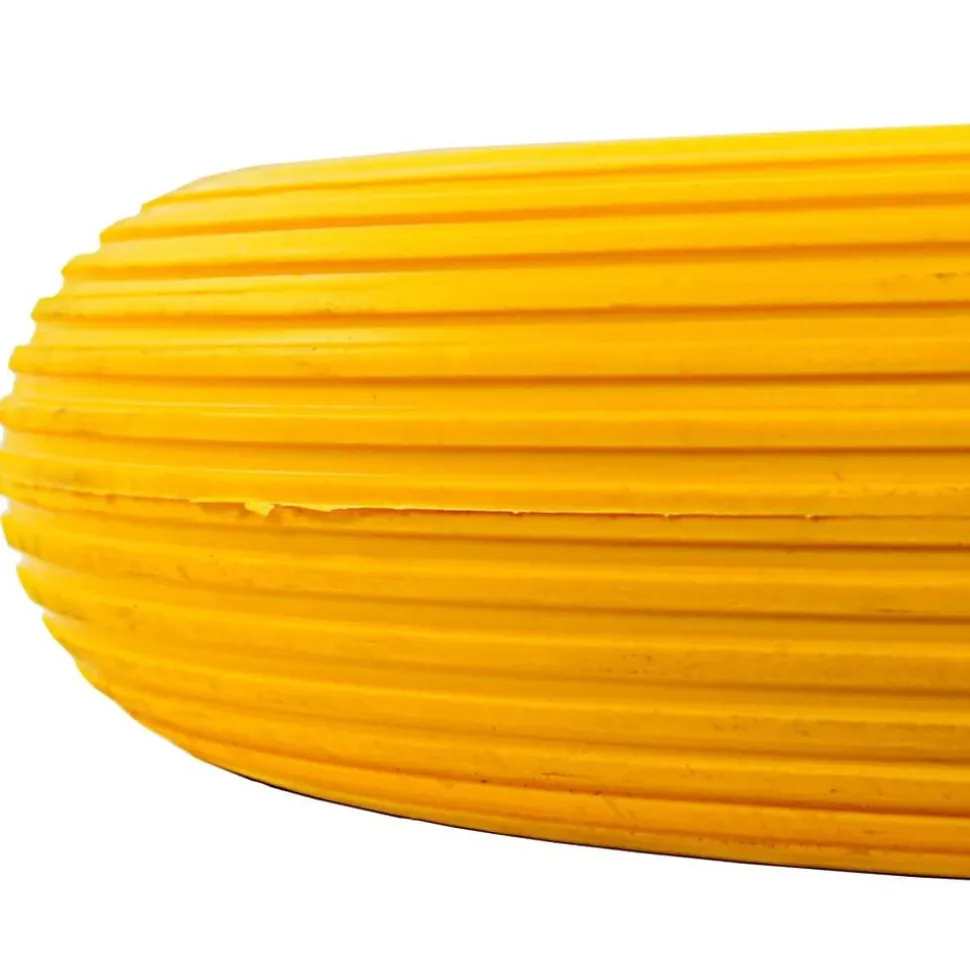 vidaXL Kruiwagenwiel met as 4,00-8 390 mm massief PU