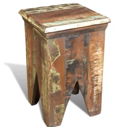 vidaXL Kruk massief gerecycled hout
