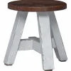 vidaXL Kruk Naturel 22 x 22 x 24 cm Mahoniehout