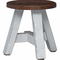 vidaXL Kruk Naturel 22 x 22 x 24 cm Mahoniehout