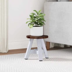 vidaXL Kruk Naturel 22 x 22 x 24 cm Mahoniehout