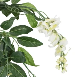 vidaXL Kunstboom wisteria 560 bladeren 80 cm groen en wit