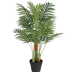 vidaXL Kunstpalmboom met 3 stammen 85 cm polypropeen groen