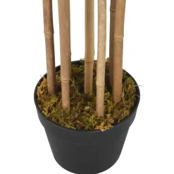 vidaXL Kunstplant bamboe 500 bladeren 80 cm groen