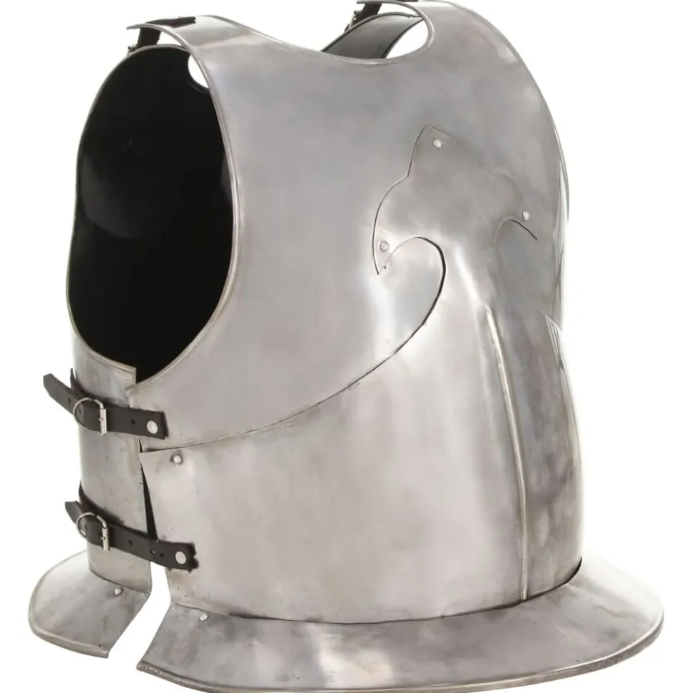 vidaXL Kuras middeleeuws replica LARP staal zilverkleurig