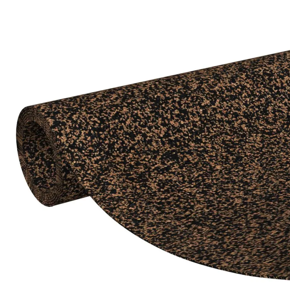 vidaXL Kurk Rol Bruin 200 x 100 cm Kurk en Rubber