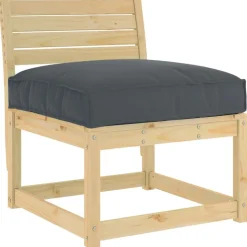 vidaXL Kussen Antraciet 70 x 70 x 12 cm Oxford Stof
