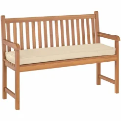 vidaXL Kussen Beige 140 x 40 x 8 cm Oxford Stof