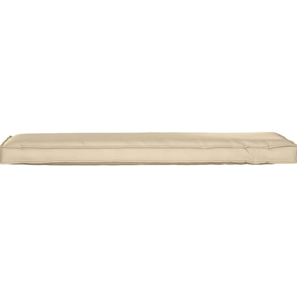 vidaXL Kussen Beige 140 x 40 x 8 cm Oxford Stof