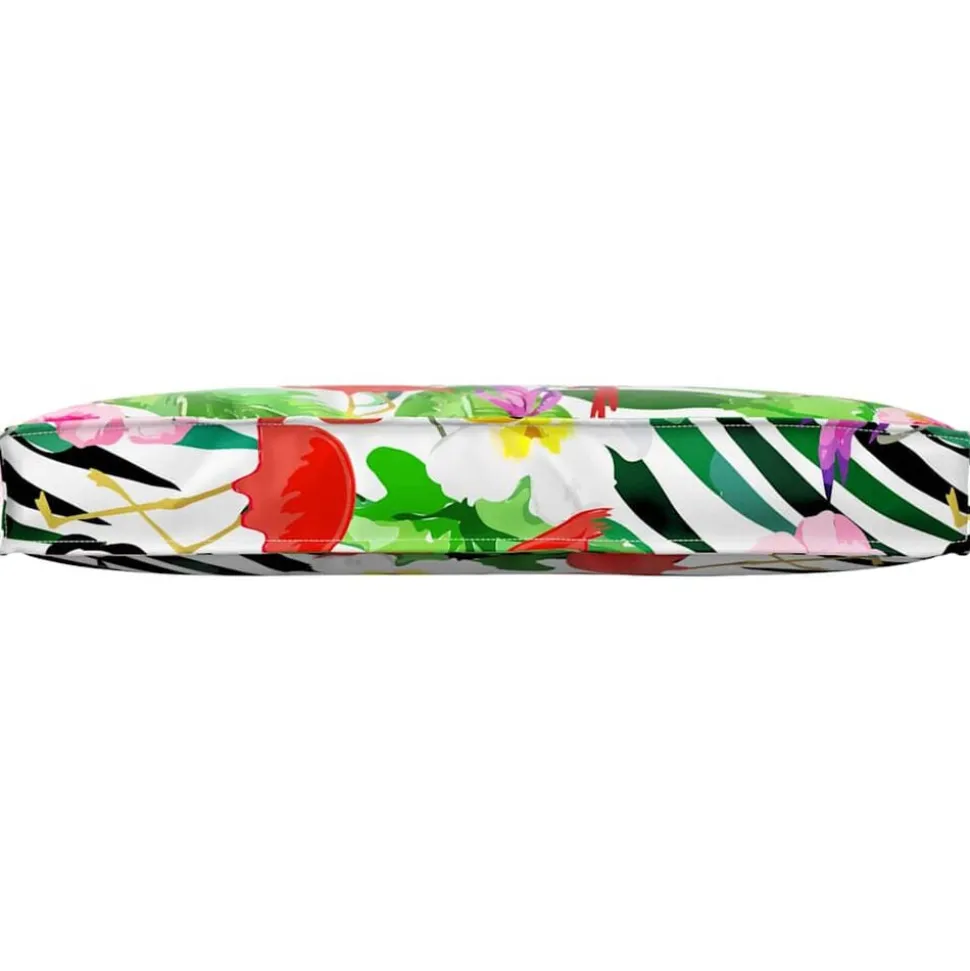 vidaXL Kussen Bloemen Multikleur 80 x 40 x 12 cm Oxford Stof