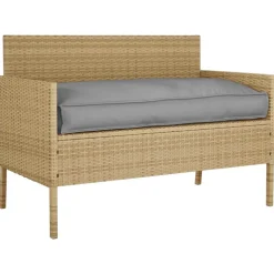 vidaXL Kussen Grijs 120 x 60 x 12 cm Oxford Stof