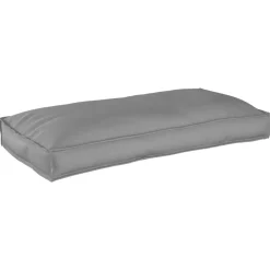 vidaXL Kussen Grijs 120 x 60 x 12 cm Oxford Stof