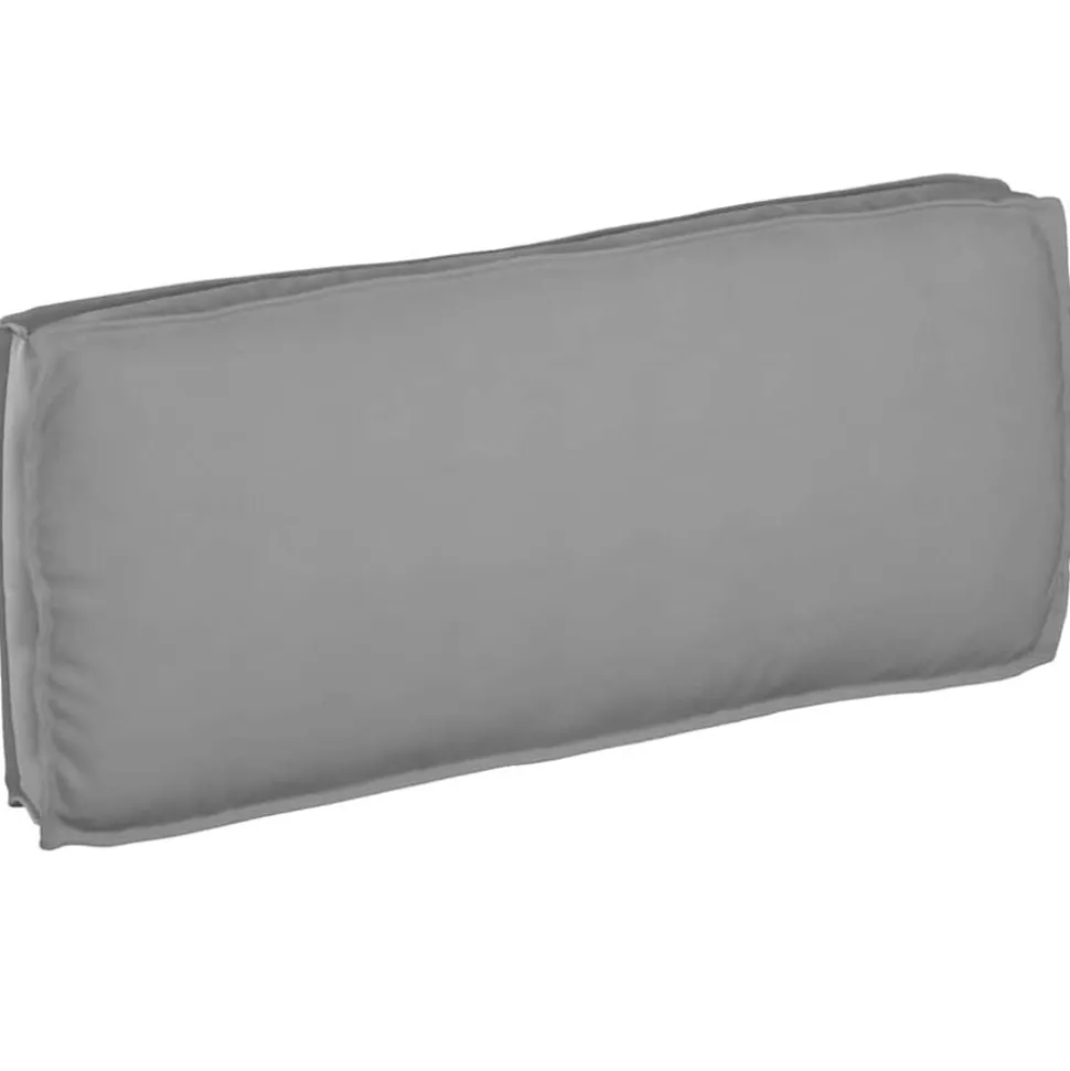 vidaXL Kussen Grijs 120 x 50 x 12 cm Oxford Stof