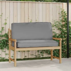 vidaXL Kussen Grijs 120 x 50 x 12 cm Oxford Stof