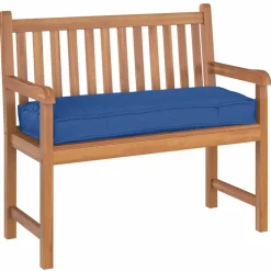 vidaXL Kussen Koninklijk Blauw 110 x 40 x 8 cm Oxford Stof
