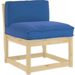 vidaXL Kussen Koninklijk Blauw 70 x 40 x 12 cm Oxford Stof