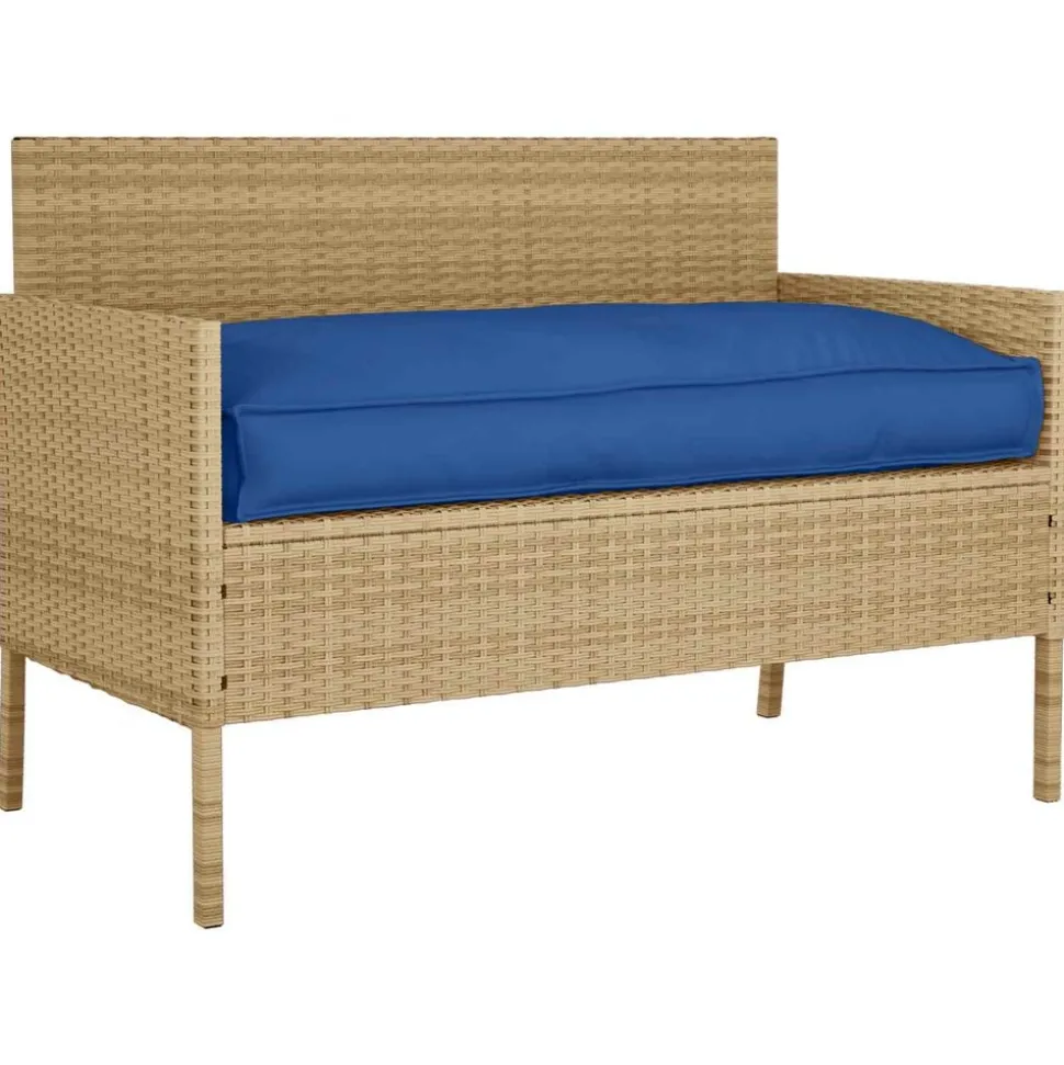 vidaXL Kussen Koninklijk Blauw 120 x 60 x 12 cm Oxford Stof