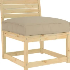 vidaXL Kussen Taupe 70 x 70 x 12 cm Oxford Stof
