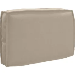 vidaXL Kussen Taupe 60 x 40 x 12 cm Oxford Stof