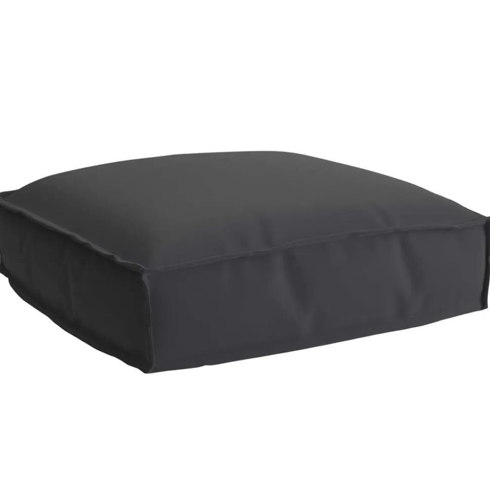 vidaXL Kussen Zwart 50 x 50 x 12 cm Oxford Stof