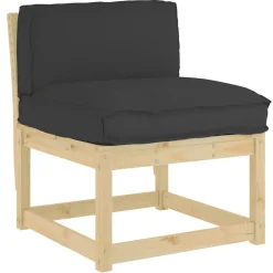 vidaXL Kussen Zwart 70 x 40 x 12 cm Oxford Stof