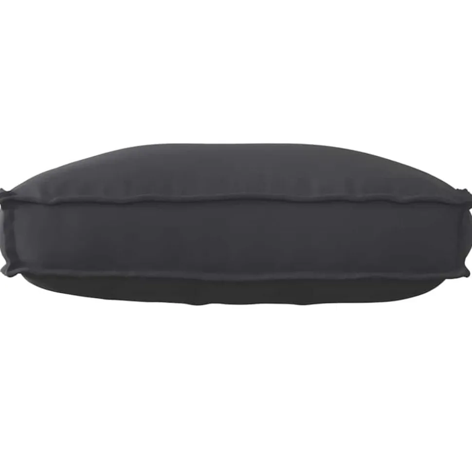 vidaXL Kussen Zwart 70 x 40 x 12 cm Oxford Stof