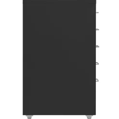 vidaXL Ladeblok verrijdbaar 28x41x69 cm metaal zwart