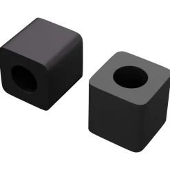 vidaXL Ladehouder 2 pcs Zwart 15 x 15 x 15mm PP Copolymeer