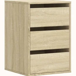 vidaXL Ladekast 40x41x58 cm bewerkt hout sonoma eikenkleurig