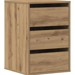 vidaXL Ladekast 40x41x58 cm bewerkt hout artisanaal eikenkleurig