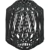 vidaXL Lampenkap Ø23x28 cm ijzer en papier zwart