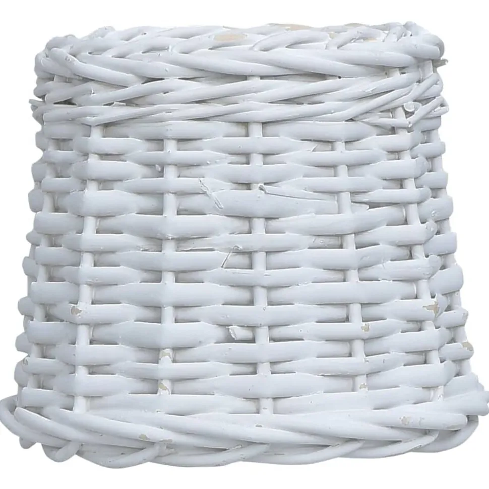 vidaXL Lampenkap 25x17 cm wicker wit