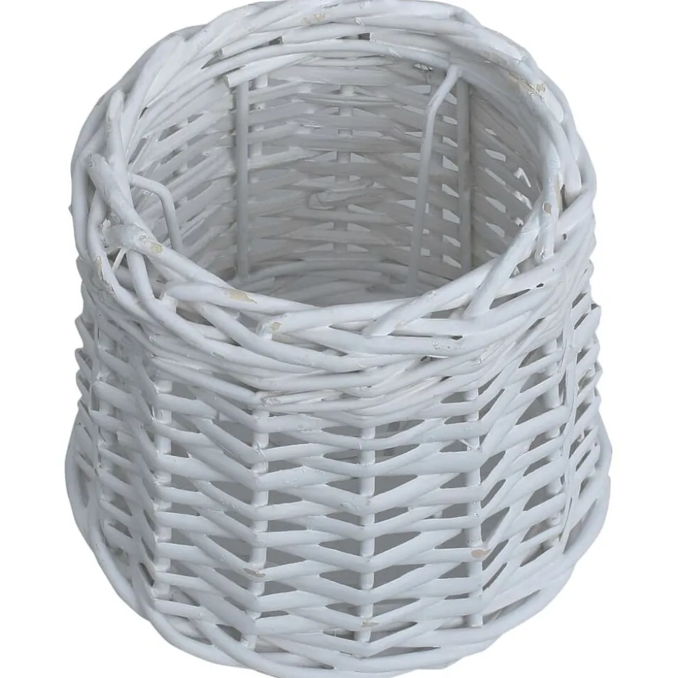 vidaXL Lampenkap 25x17 cm wicker wit