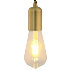 vidaXL Lamphouders 2 st brons E27