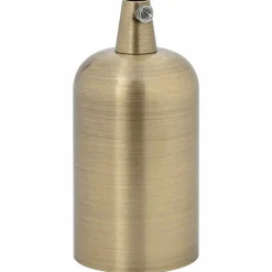 vidaXL Lamphouders 2 st brons E27