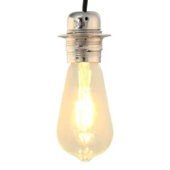 vidaXL Lamphouders 2 st nikkel satijn E27