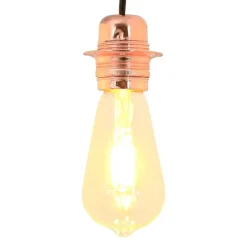 vidaXL Lamphouders 2 st roségoud E27