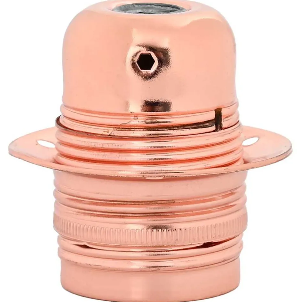 vidaXL Lamphouders 2 st roségoud E27
