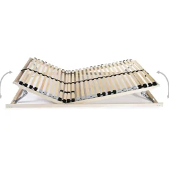 vidaXL Lattenbodem met 28 latten 7 zones 70x200 cm