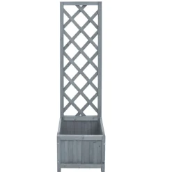 vidaXL Latwerkplantenbak 40x30x135 cm massief vurenhout