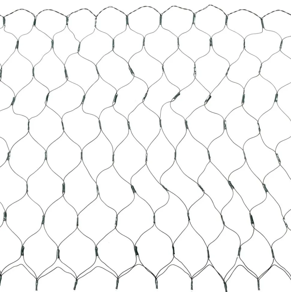 vidaXL Led Net Donkergroen