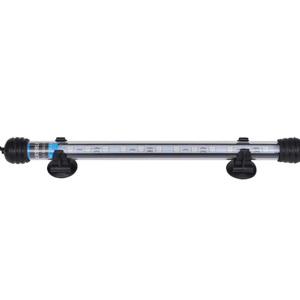 vidaXL LED-aquariumlamp 28 cm blauw