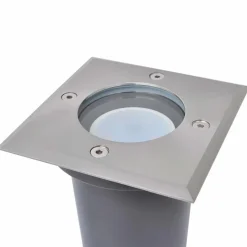 vidaXL LED-Grondspots buiten 3 stuks vierkant