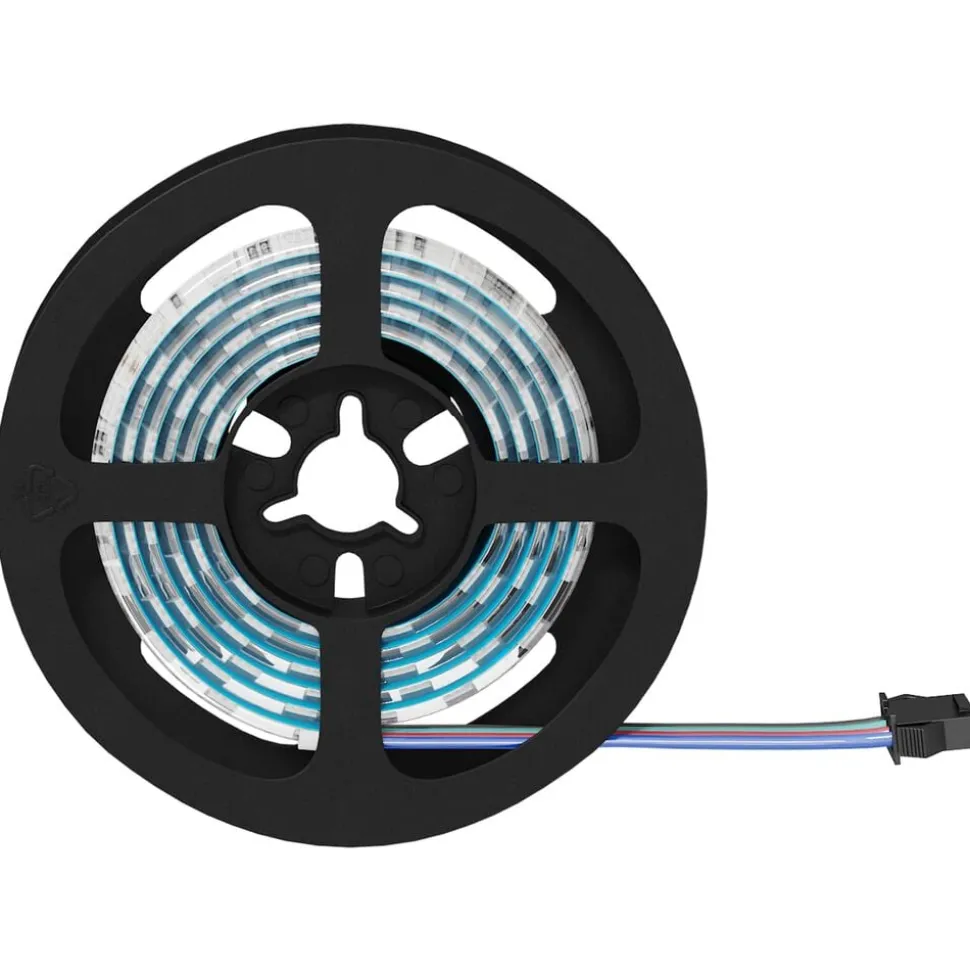 vidaXL LED-strip 2 pcs Zwart en transparant 1000 mm Koper en kunststof
