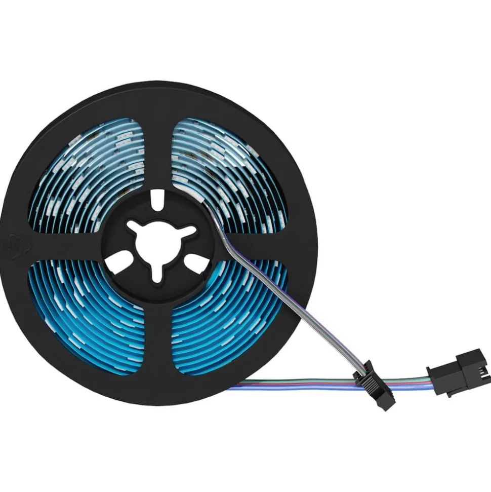 vidaXL LED-strip 2 pcs Zwart en transparant 3000 mm Koper en kunststof