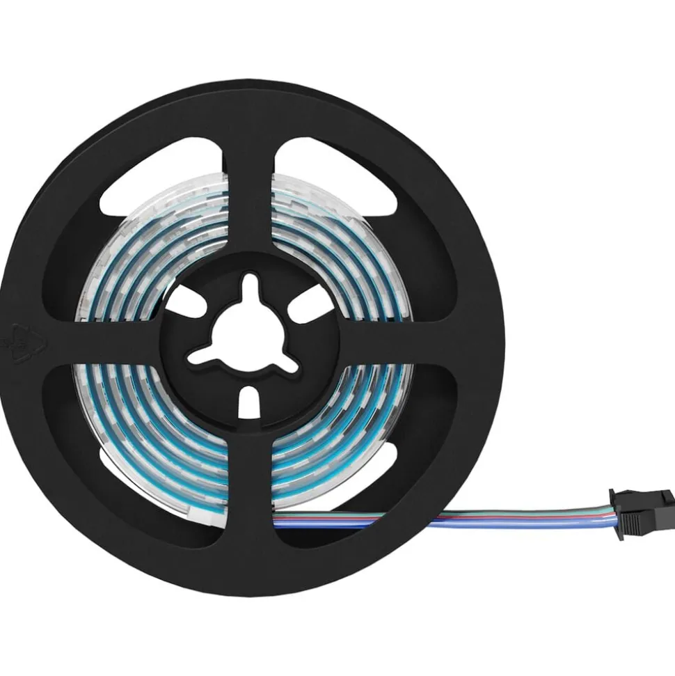 vidaXL LED-strip 2 pcs Zwart en transparant 1200 mm Koper en kunststof