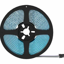 vidaXL LED-strip 2 pcs Zwart en transparant 2500 mm Koper en kunststof