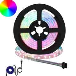 vidaXL LED-strip 2 pcs Zwart en transparant 900 mm Koper en kunststof