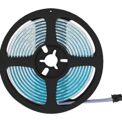 vidaXL LED-strip 2 pcs Zwart en transparant 210 x 0,8 x 0,3 cm